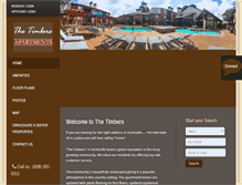 Tablet Screenshot of liveatthetimbers.com